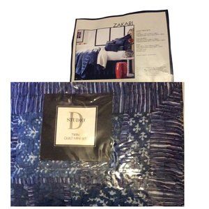 Studo D Zakari Twin Quilt Mini Set 100% Cotton